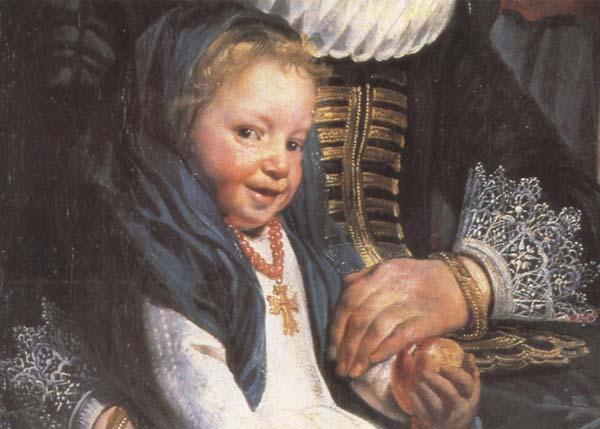 Jacob Jordaens Details of The Artist and his Family (mk45) oil painting image
